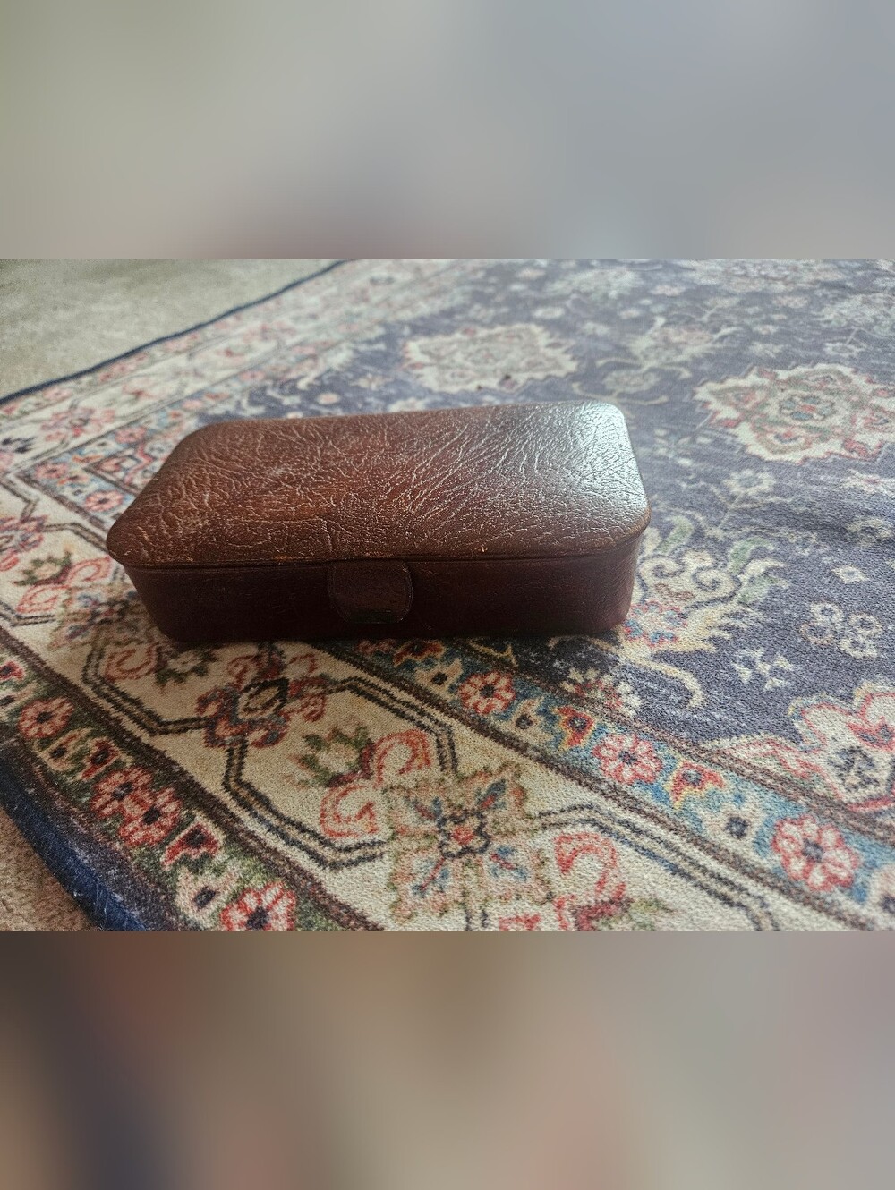 Vintage Tilley Leather Jewelry Case, handcrafted in Canada